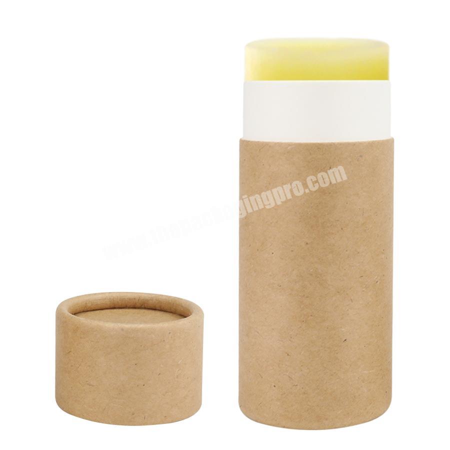 Biodegradable 1oz lip balm custom mold push up paper tube