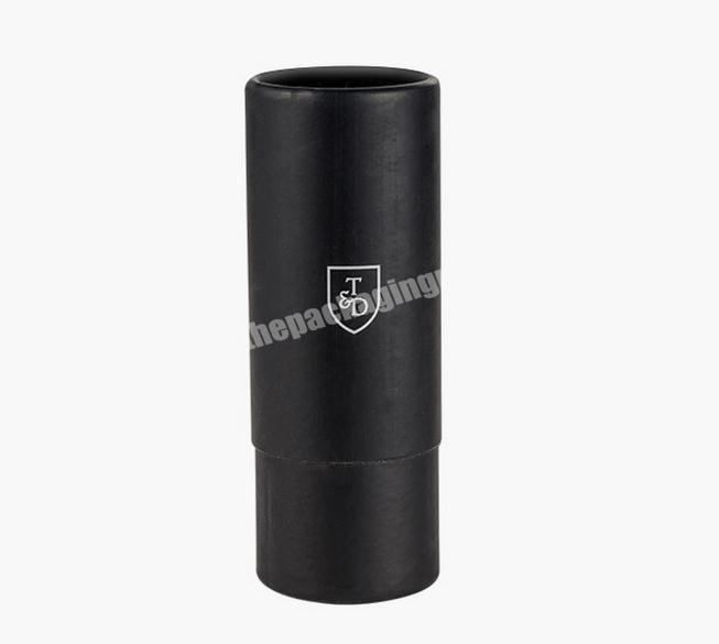Biodegradable  Cosmetic  push up paper tube deodorant perfume  bottle paper pot waterproof wax lined