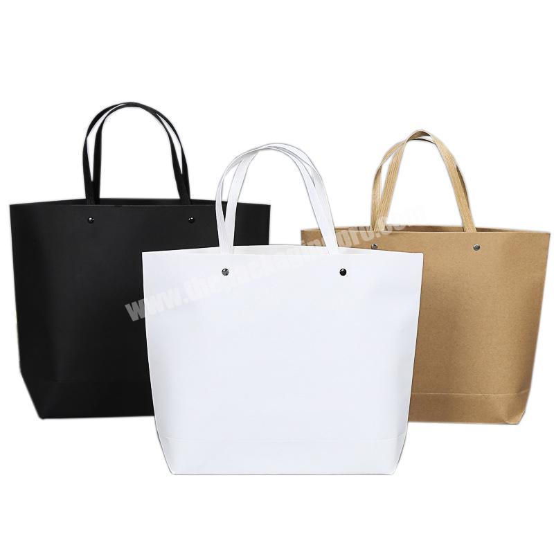 Boutique shopping bio degradable Wholesale production for packaging recyclable art paper gift bag