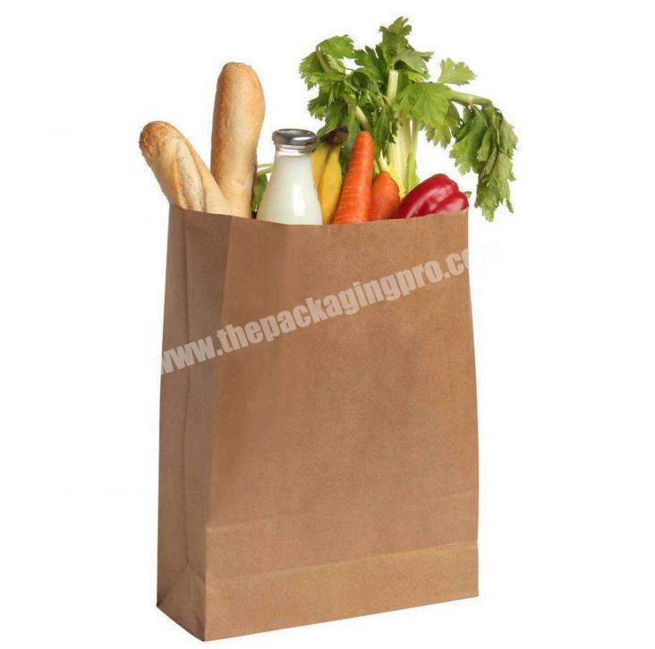 China Manufacturer Customized Good Quality Factory Directly Paper Bags For Food Takeaway
