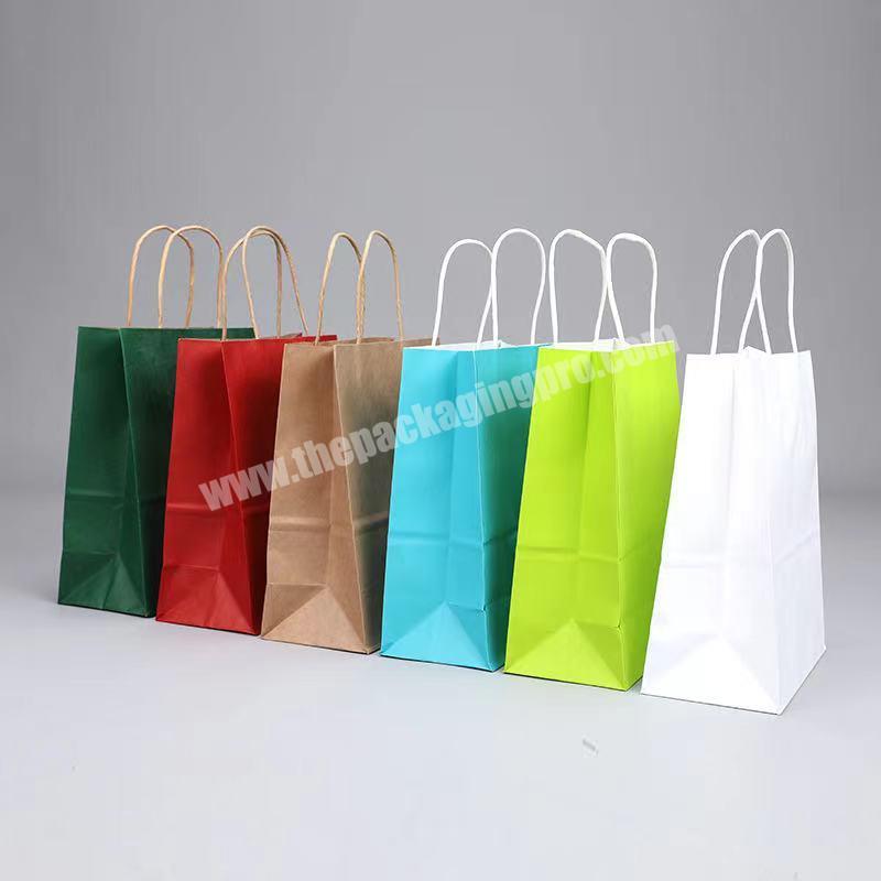 China Manufacturer Luxury Printed Craft Paper Bags Paper Bag with Handles
