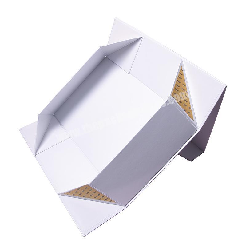 Wholesale custom logo hard paperboard folding box magnetic gift box