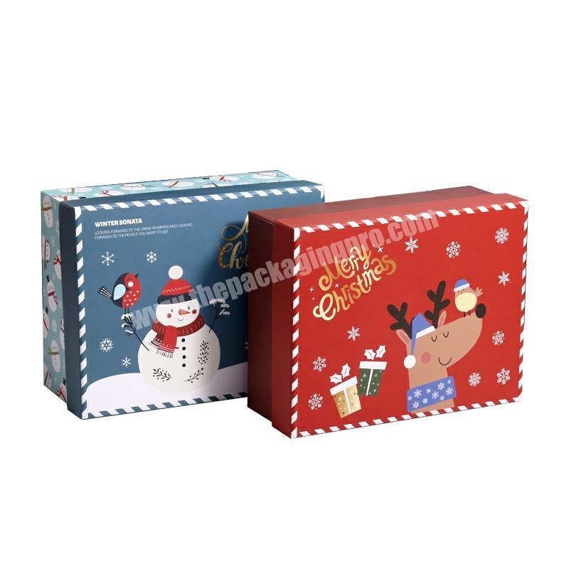 Christmas Gift Box Custom Rigid Paper Packaging Box