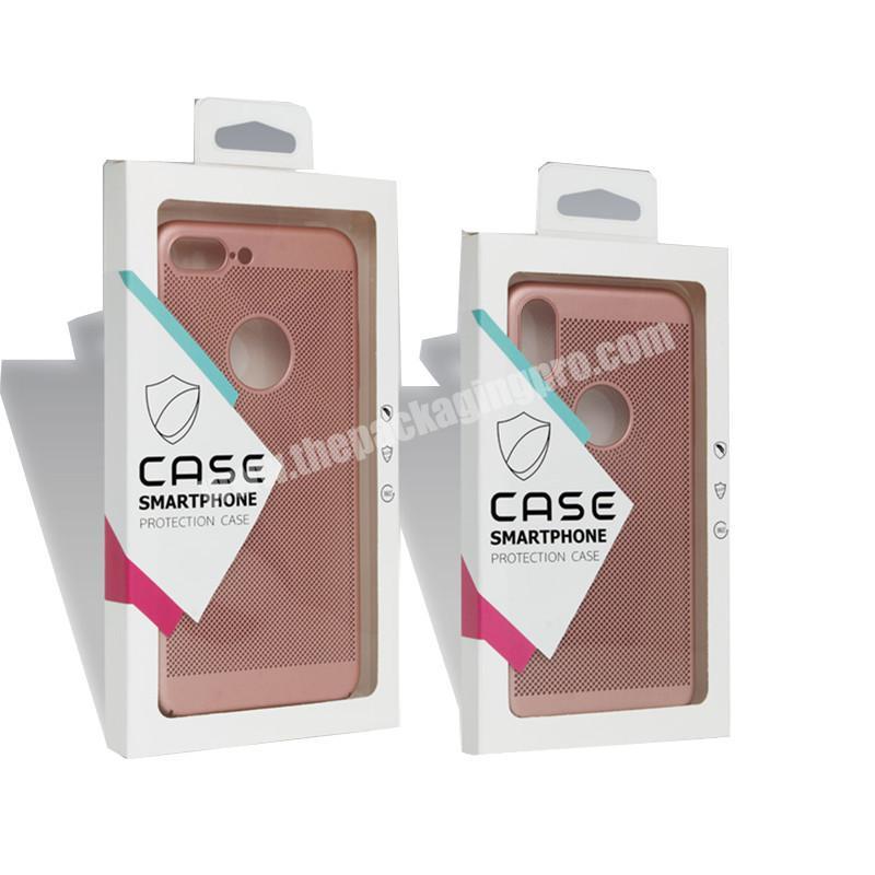 Colorful phone case custom paper mobile phone case packaging box