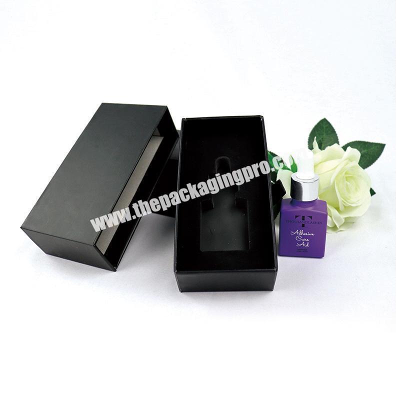 Shop Black Drawer Cosmetic Box with EVA Foam inside Customized Gift Boxes Packages