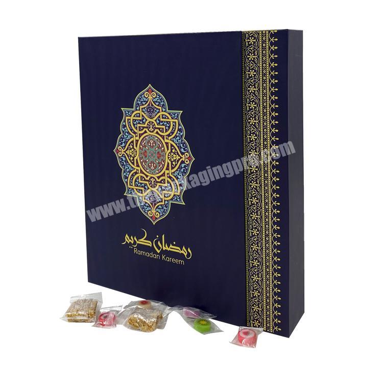 Custom 30 Activities Ramadan Cosmetic Packaging Matte Paper Candy Box Eid Advent Calendar For Kids