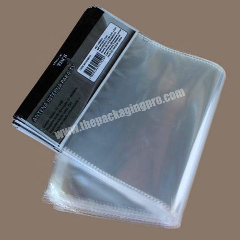 Custom Color Printed Clear Cute OPP Apparel Package Bag