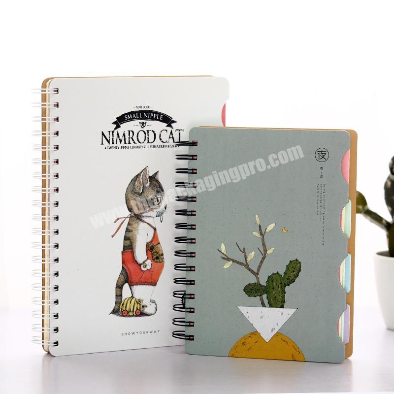 Custom DIY notebook Spiral Binding Wire-O Notebook Printing Cover A5 Jotter Pad