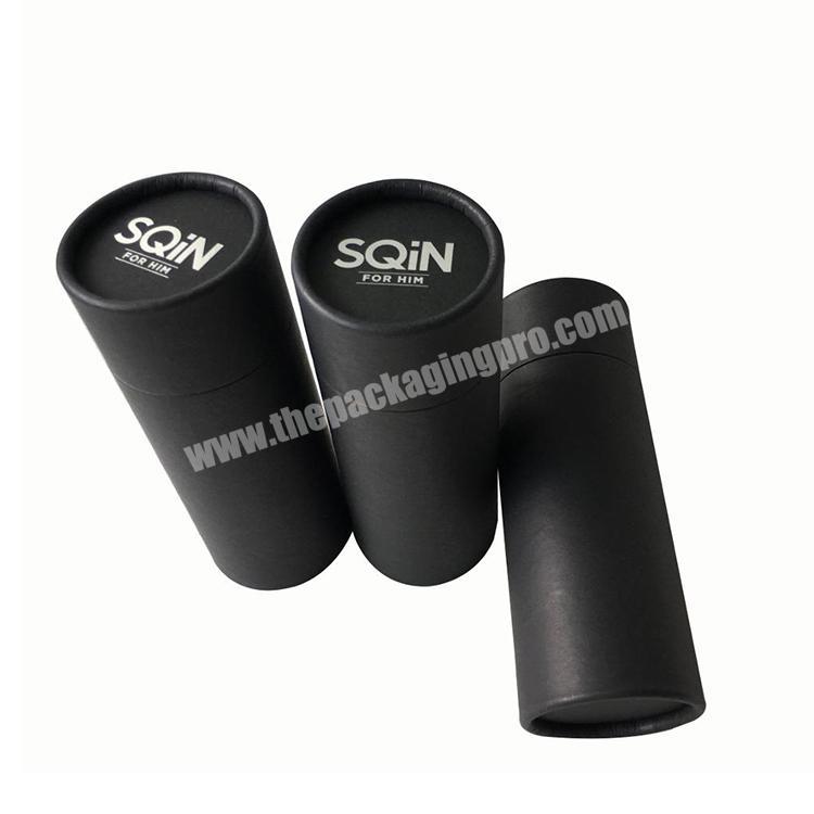 Custom Eco Friendly deodorant kraft Container Lip Balm black oil Paper Tubes