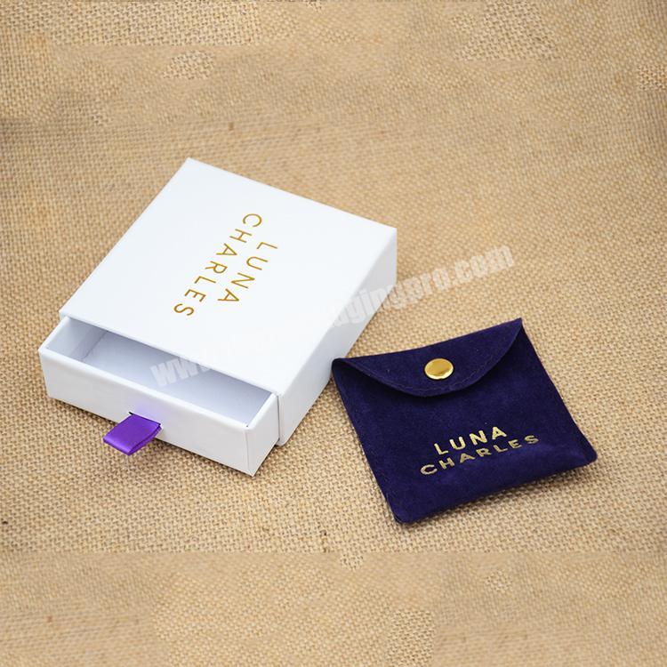 Custom Elegant Box Packaging Jewelry Lip Gloss Cosmetic Gift Cardboard Slide Paper Drawer Box