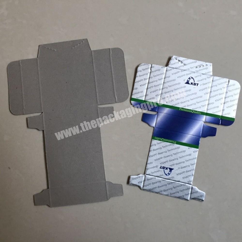 Custom Foldable Card Foil Paper Bearing Box Without Glue