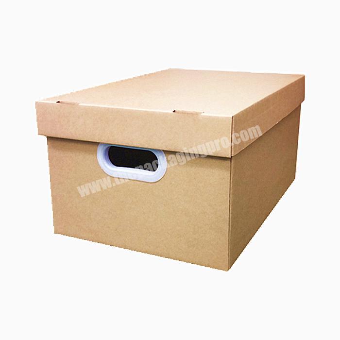Custom Folding A5 Paper Corrugated Cardboard File Paper Box