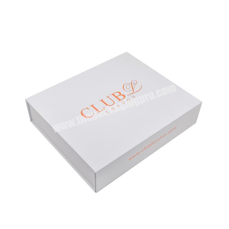 Supplier Matte Folding Rigid Paper Packaging Box Custom Magnetic Lid Closure Gift White Cardboard Boxes For Packing