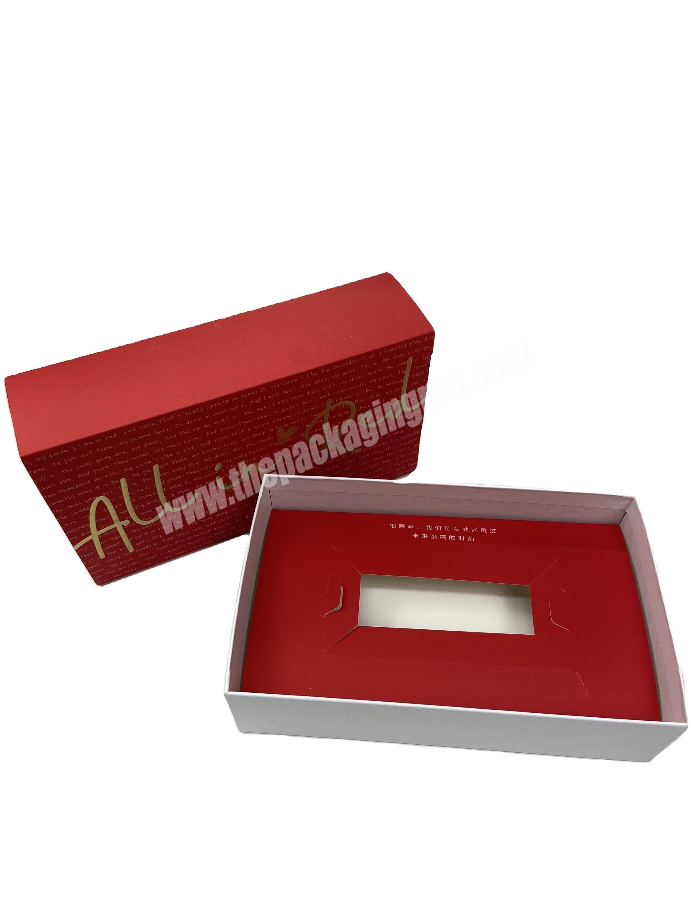 Custom Packaging Paper Box Drawer Gift Boxes Hot Stamping Logo Boxes