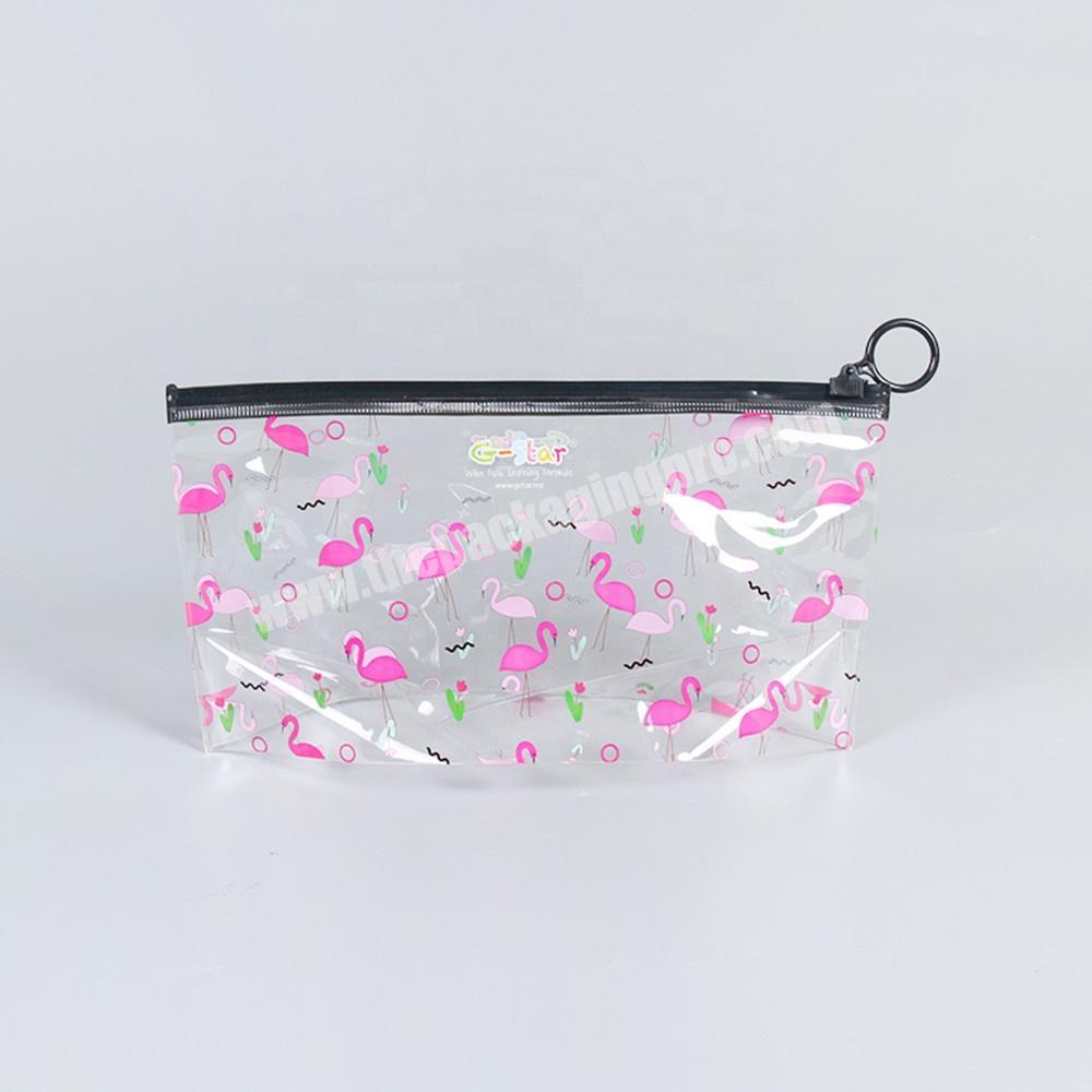 Custom Plastic PE Zip Lock Bag with hanging hole for children's clothing