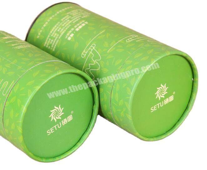 Custom Printed Best Quality Green Eco Cardboard Paper Board Paper Push Up Tube Packaging