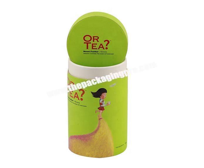 Wholesale Decorative Custom Printed mini Colorful Empty Packaging paper tube for tea