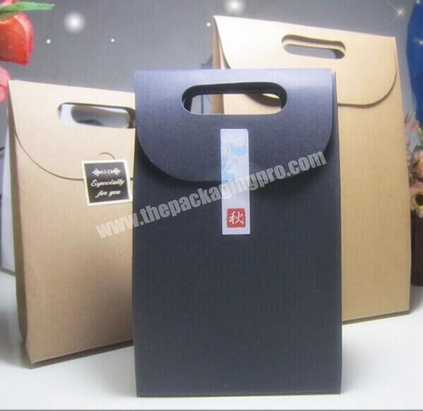 Custom Printed Gift kraft Paper Bag Brown Guangzhou Factory Supplier Cheap Price
