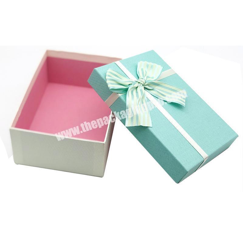 Custom Printed Kraft Cardboard Square Recyclable Paper Gift Packaging Paper Box