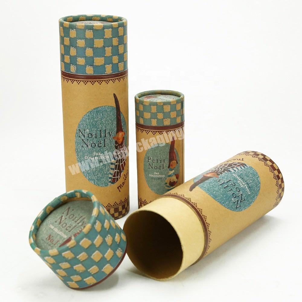 Custom Printed Packaging Round Kraft Paper Tube Paper Tube With Custom Printed
