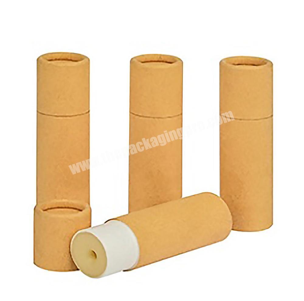 Custom Printed Paper Eco Lip Balm Cardboard Tubes