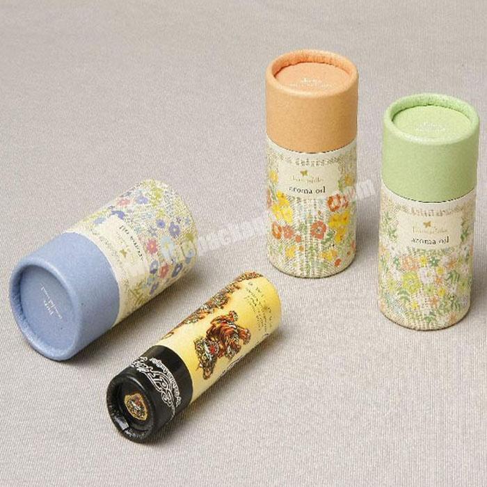 Custom printed eco-friendly recycled cardboard paper cosmetic tube