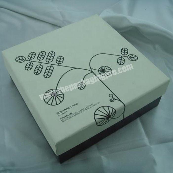 Custom Printed Rigid Cardboard Paper Gift Box with Inserts