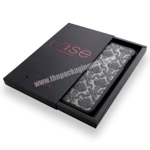 Custom Printed  Sliding Box Drawer box for phone case packaging Custom Logo cardboard Jewelry Gift  Necklace  Box