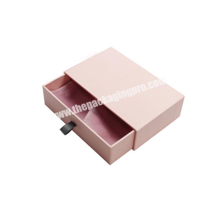 Custom Pull Slide out Match Drawer Cardboard Paper Gift Jewelry Packaging Box