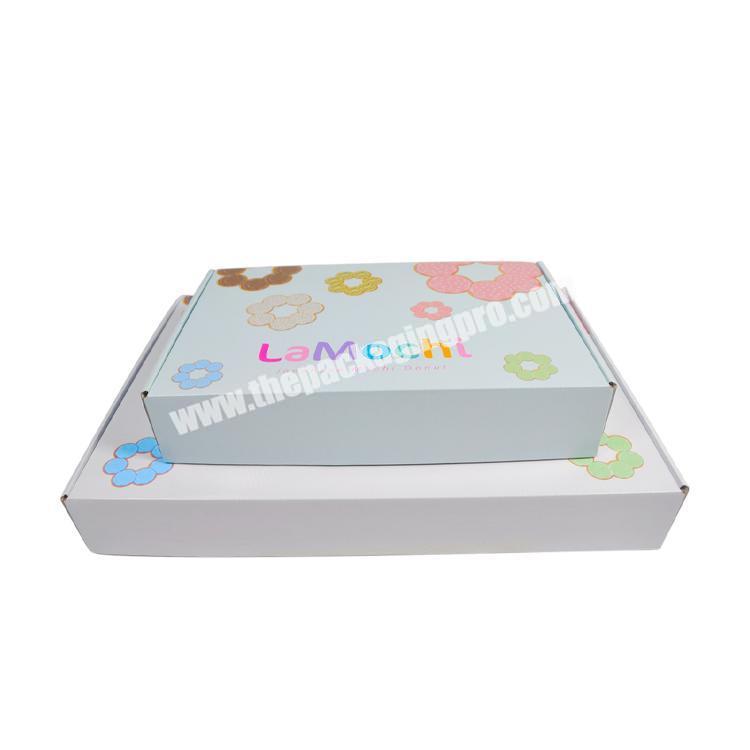 Wholesale Customised Logo Corrugated Apparel Clothing Packaging Cardboard Mailer Box Holographic Shipping Boxes