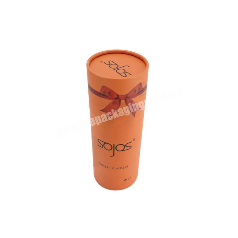 Custom Round Sealing Lip Balm Kraft Paper Tube Box  Deodorant For Cosmetic
