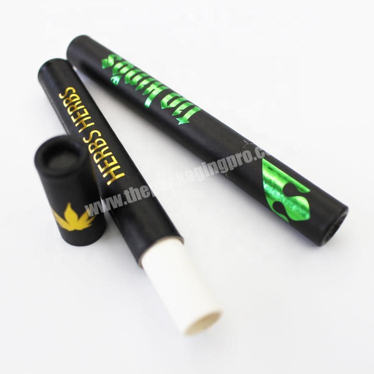 Custom biodegradable eco lip balm/lip gloss push up paper tube