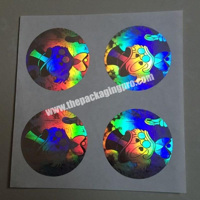 Custom 3d security hologram seal stickers holographic labels