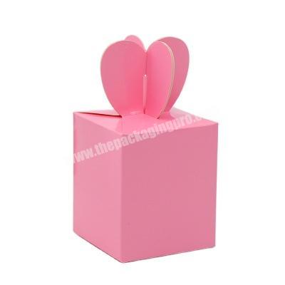 Custom different colors  and shape logo printed  cardboard paper wedding packaging boxes with low price