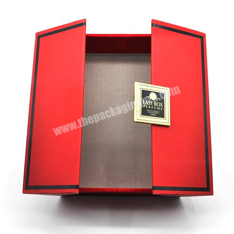 Custom logo color luxury cardboard magnetic packaging gift box with foam sealing