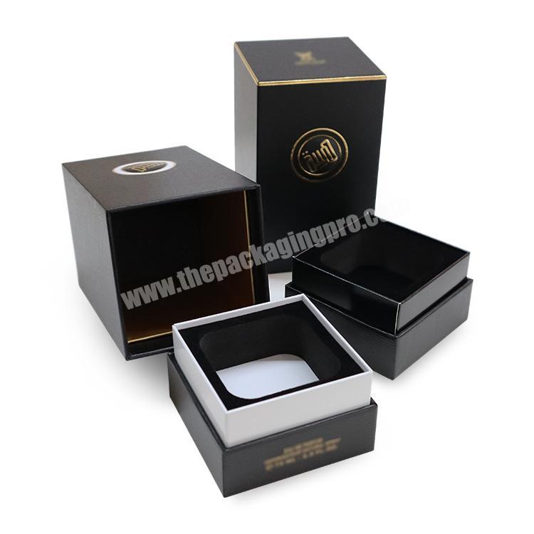 Custom logo luxury hard cardboard packaging box gift wrapping paper oil perfume box cosmetic perfume paper box