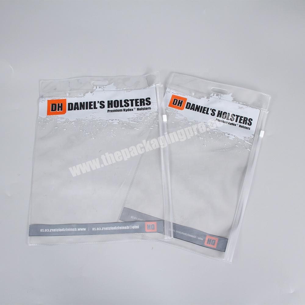 Custom logo printed watrer proof plastic pvc socks packaging bags