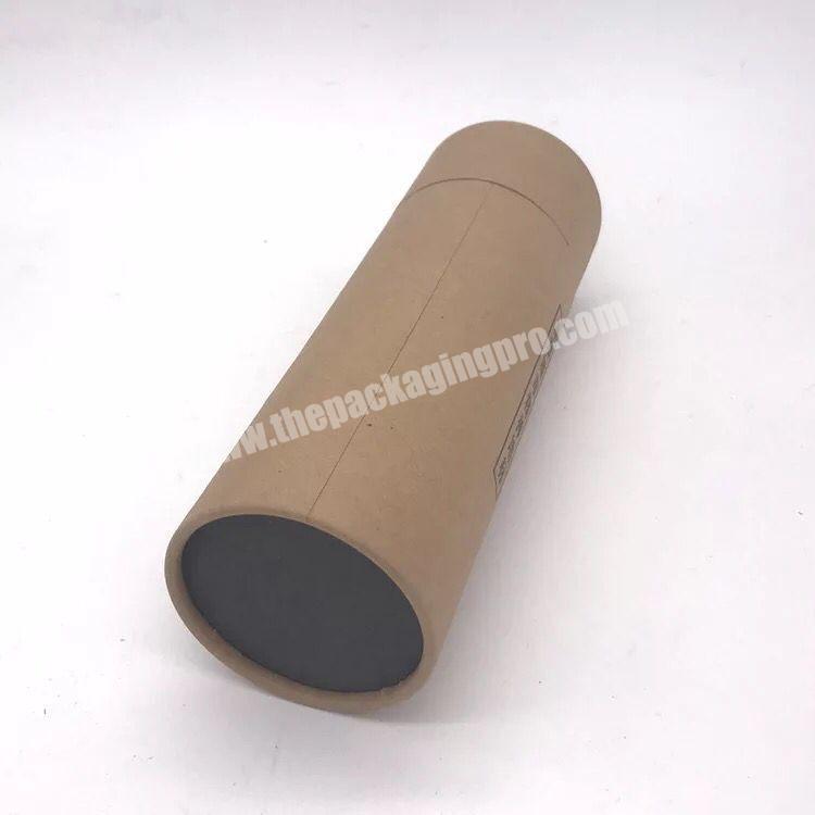Custom printed eco friendly kraft push up food grade paper packaging tubes