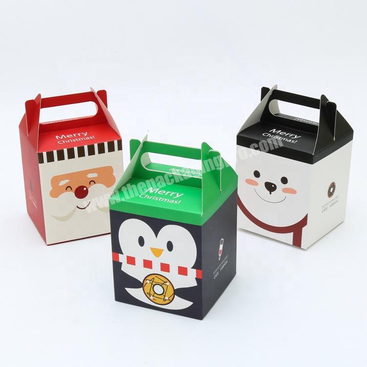 Custom printed kraft paper gift packaging box with pvc window