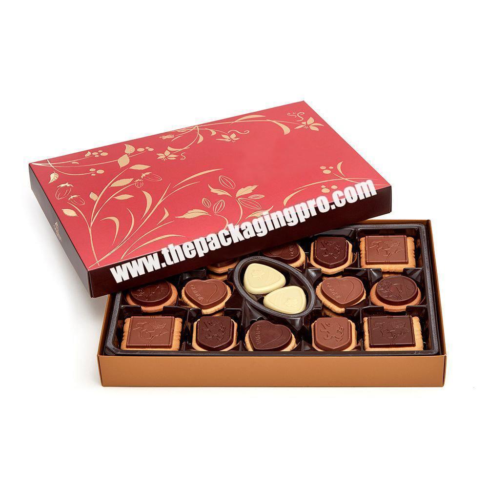 Hot Sale Printed Fancy Valentines Day Chocolate Packaging Boxes Paper