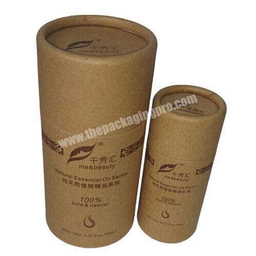 Custom printed recycled cardboard paper packaging tubes