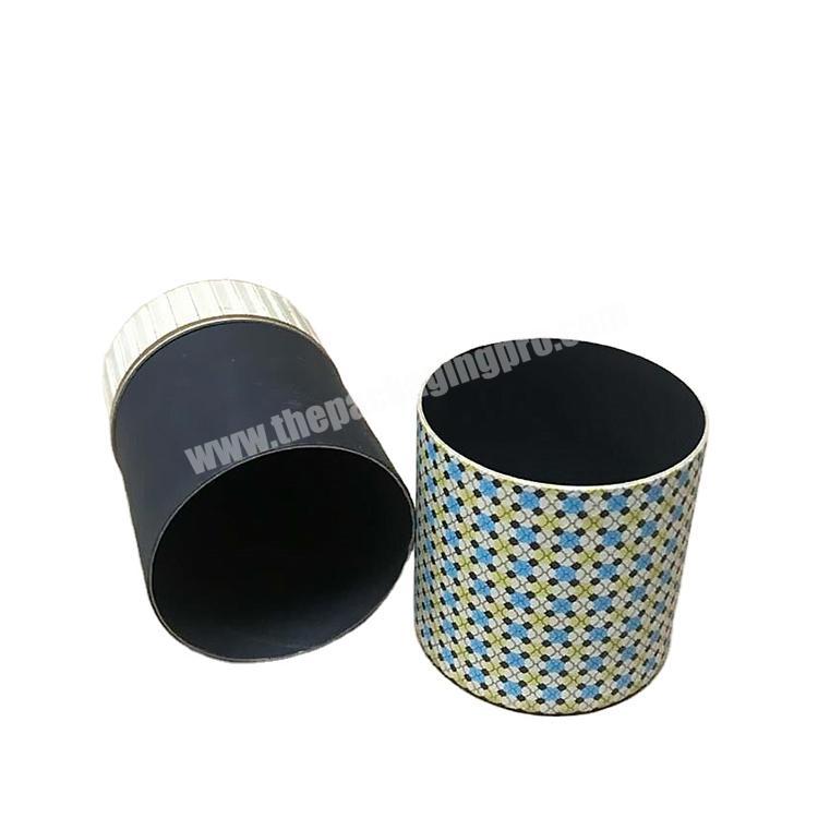 Custom printing color push up recycled paper tube for food tea packing