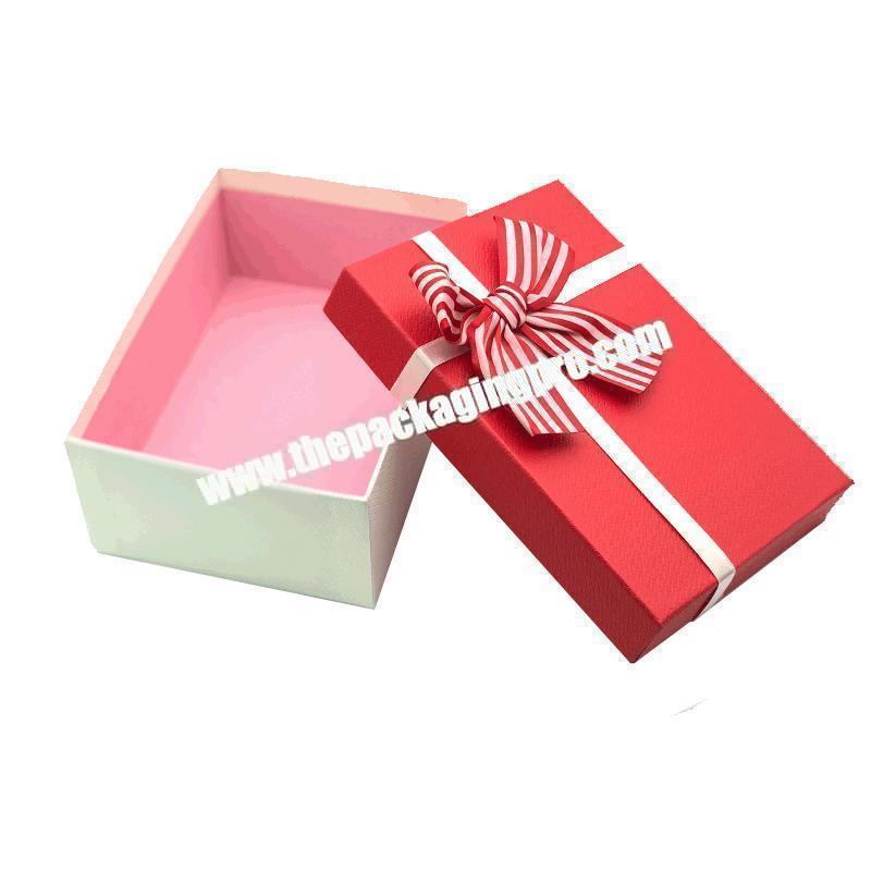 Custom printing square birthday gift luxury clothing packaging gift box