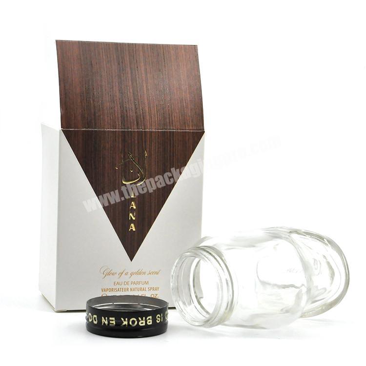 Custom small product gift carton perfume jar bottle tube box with packaging logo custom design