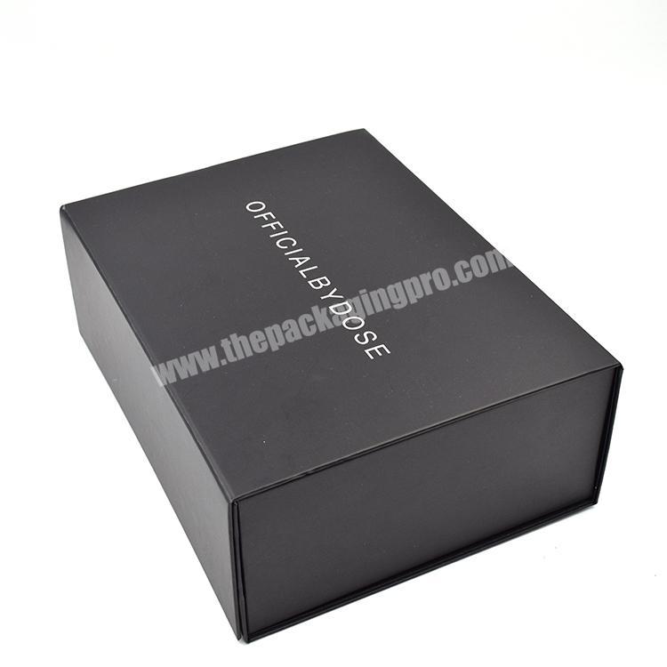 Customizable Design Personalized Clamshell Storage Paper Packaging Magnetic Boxes Folding Gift Box