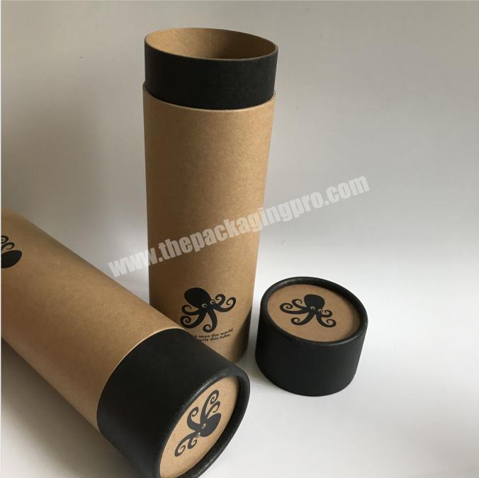 Customized Round Mailing Paper Packaging Poster/Clothes Kraft Cardboard Cylinder Tube