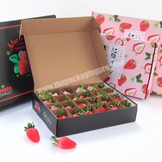 Customized Size Corrugated Packaging Boxes Custom Logo Color Cardboard Cartons Shipping Mailer Box Packing For Fruits Chocolate