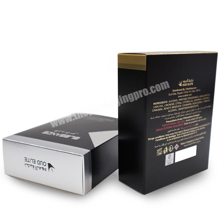 Customized product perfume gift packaging paper box with logo perfume packaging