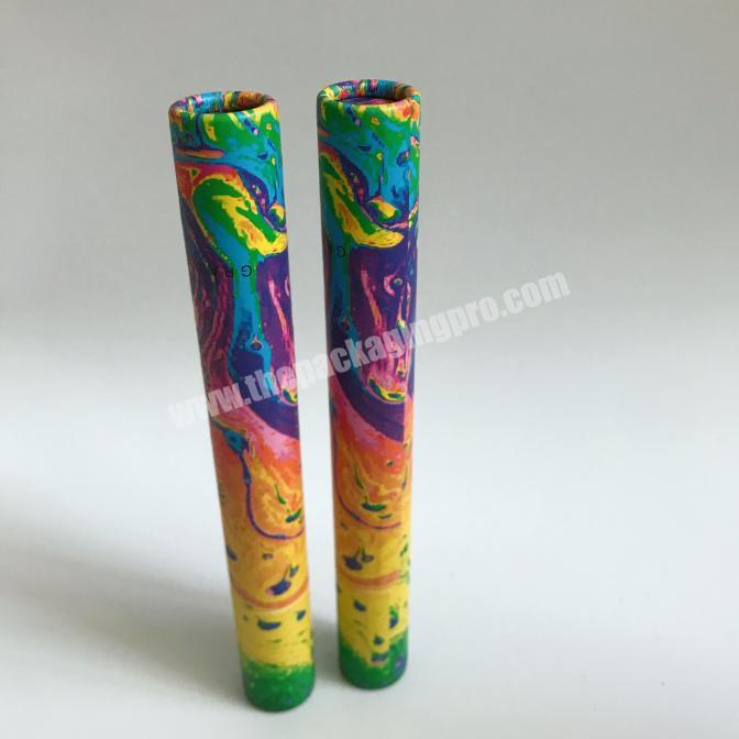 Eco Friendly Cosmetic paper tube Incense Stick Packaging Box Lip Stick Container Custom Print