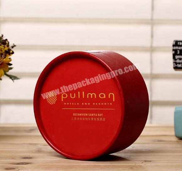 Eco Friendly Round Cardboard Cosmetic Container Paper Jars For Cosmetic